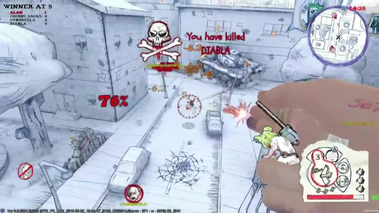 Drawn to Death - Демонстрация геймплея - E3 2015