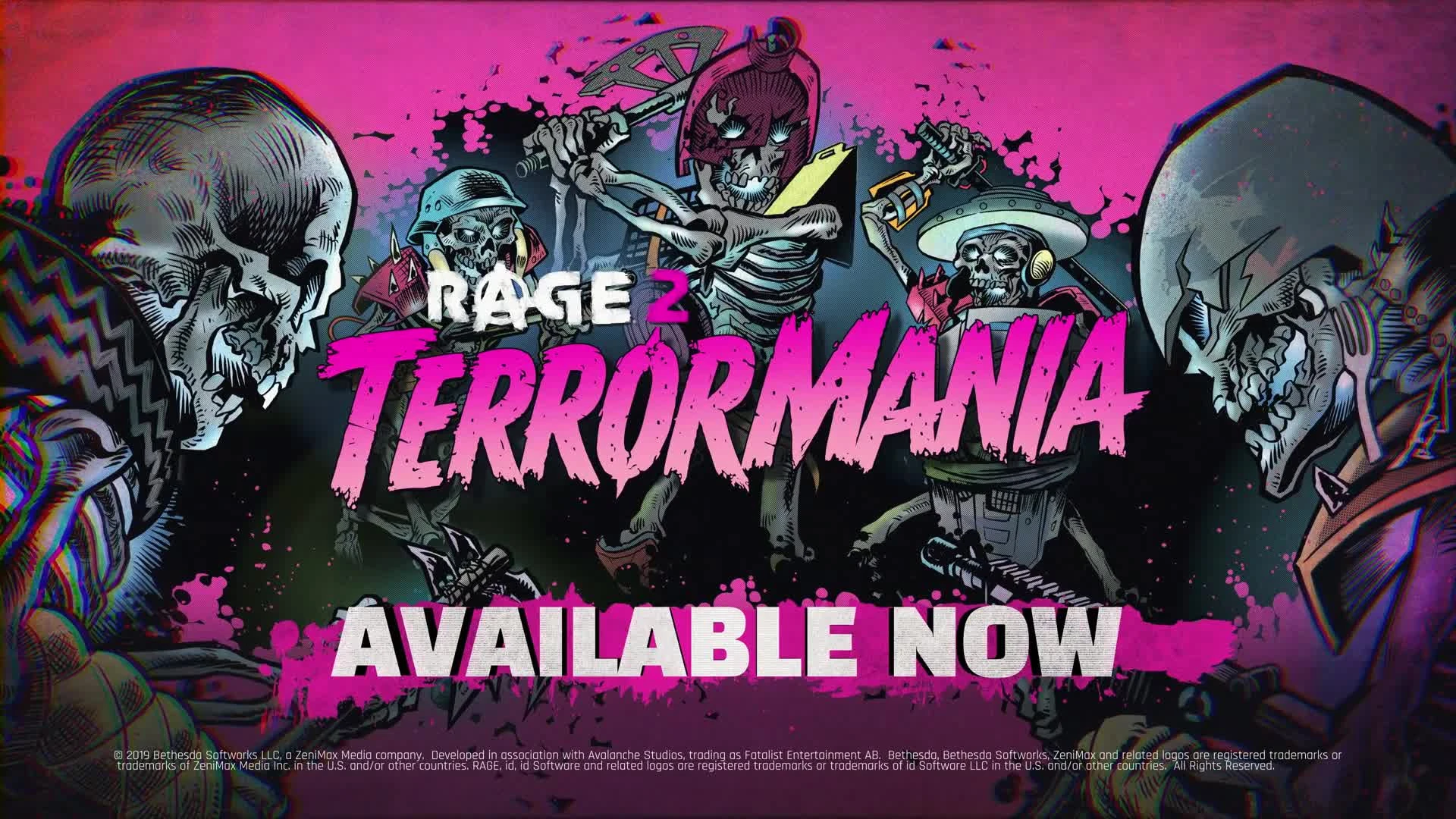 Некродиск, мертвецы и магический меч - представлен релизный трейлер дополнения "Террормания" для Rage 2