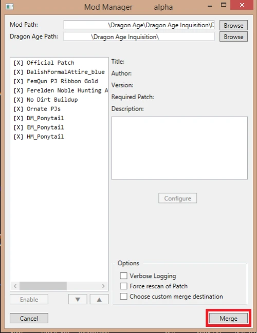 Dragon Age: Inquisition "DAI ModManager 0.59alpha "