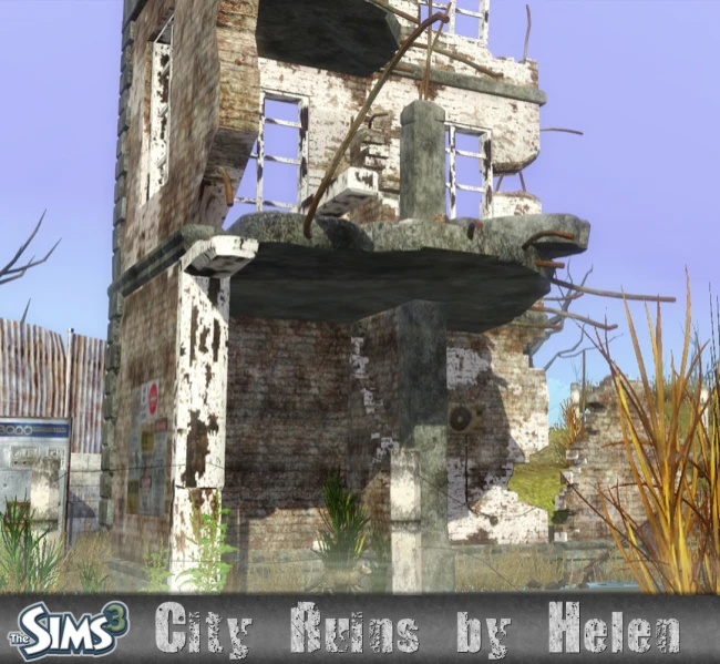 The Sims 3 "Руины города City Ruins by Helen"