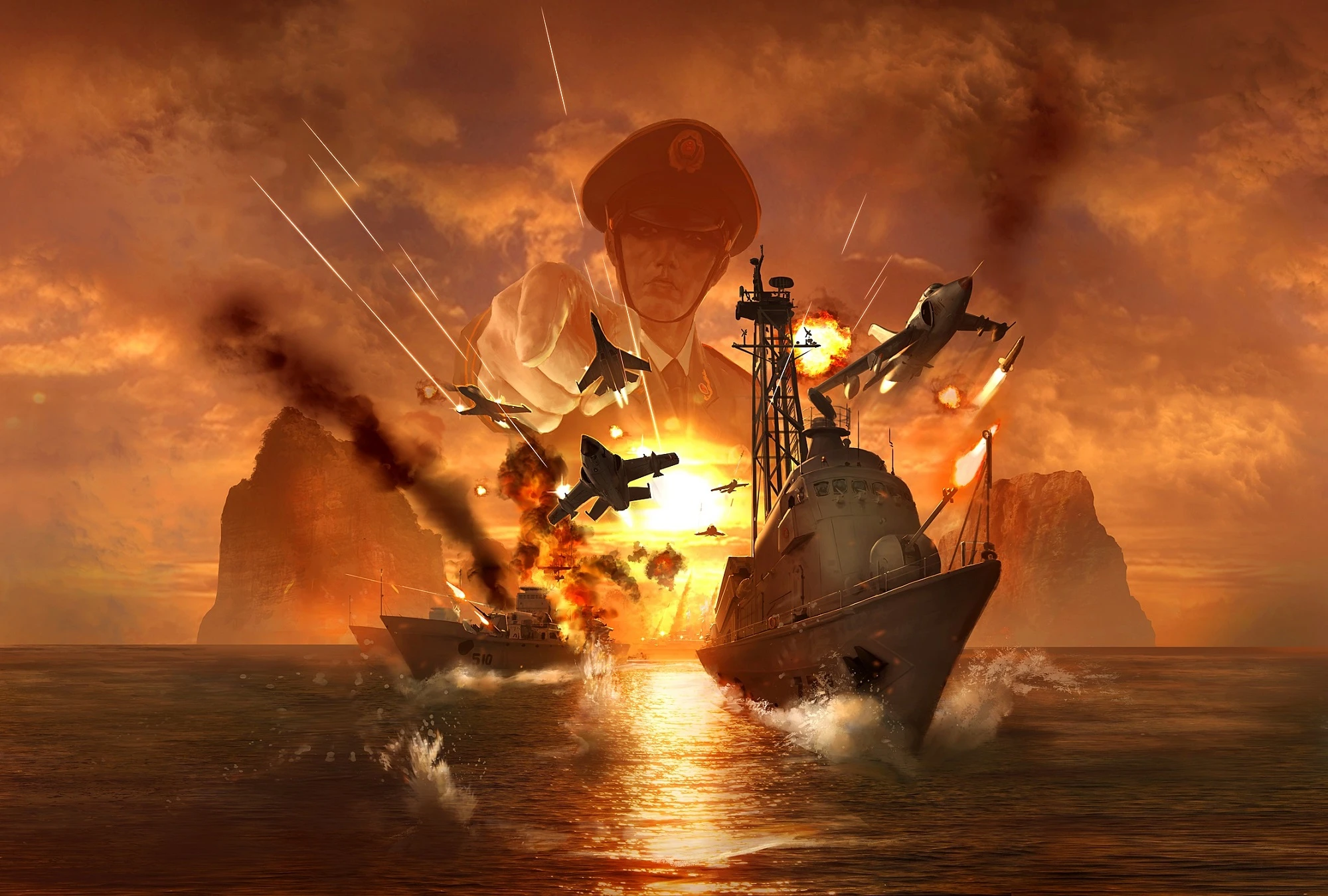 Wargame Red Dragon - морские битвы