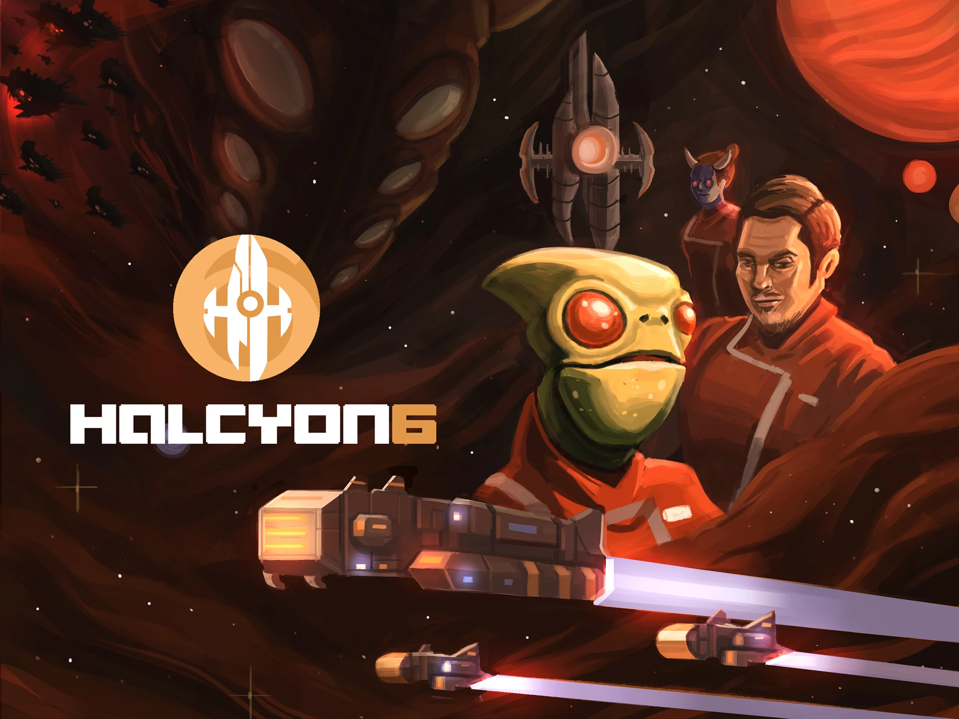 Русификатор текста Halcyon 6: Starbase Commander