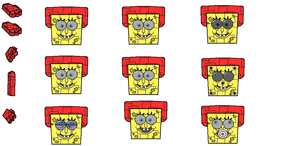 The Binding of Isaac "Spongebob Squarepants and Patrick Stripper Leg"