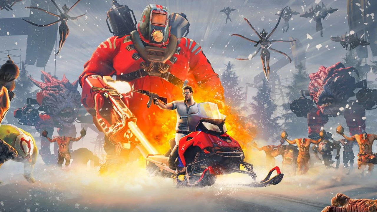 Впечатления от Serious Sam: Siberian Mayhem - так, по рассказам, дедушка добирался в школу