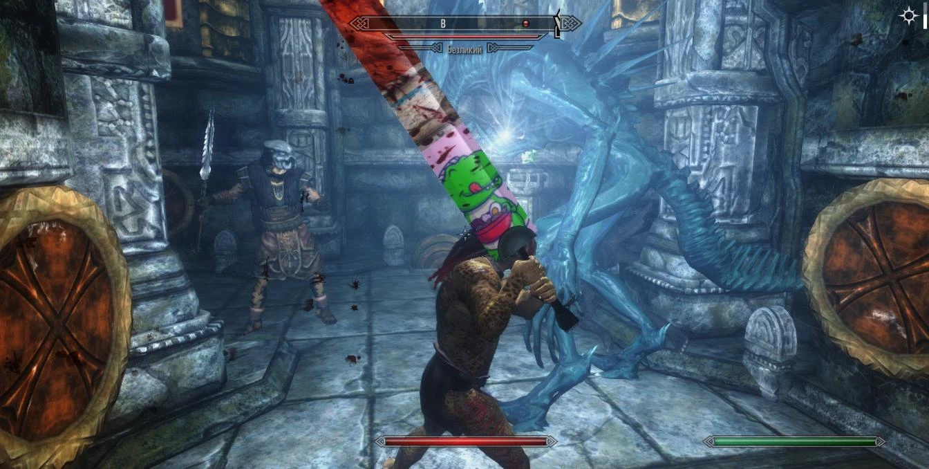 Skyrim LE "Новые лагеря Хищников, патрули Хищников и Чужих, преследование игрока Чужими, игра за три расы Хищников"