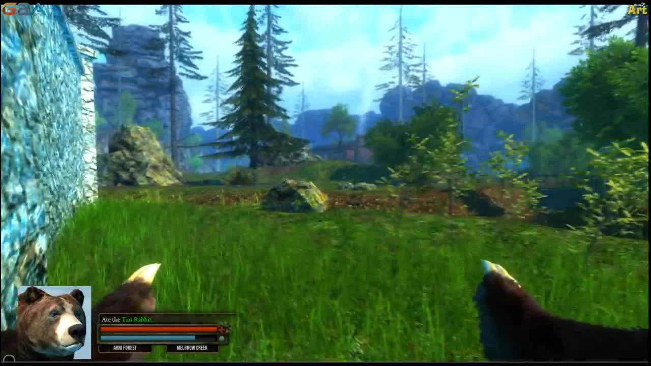 Первый Взгляд Симулятор Медведя - Скайрим с лапами!