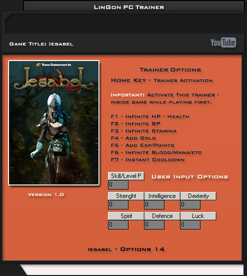Iesabel: Трейнер/Trainer (+14) [1.0] {LinGon}