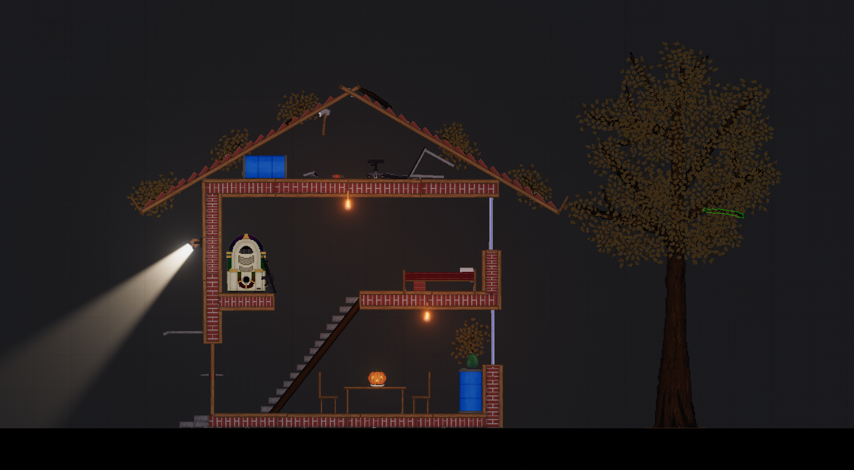 People Playground "Ремейк загородного двухэтажного дома с чердаком" [1.27.5+]