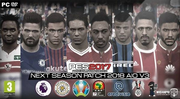 PES 2017 "Next Season Patch Update v3.2 Season 2017/2018"