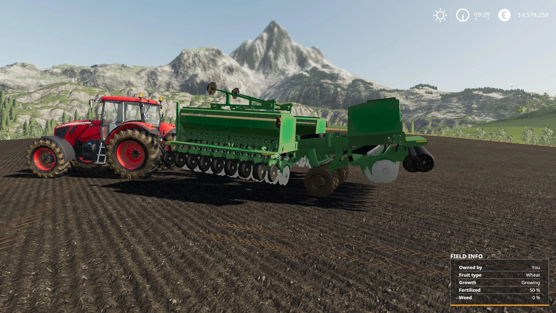 Farming Simulator 19 "moд great plaains 3s-3000 hd v1.0 "