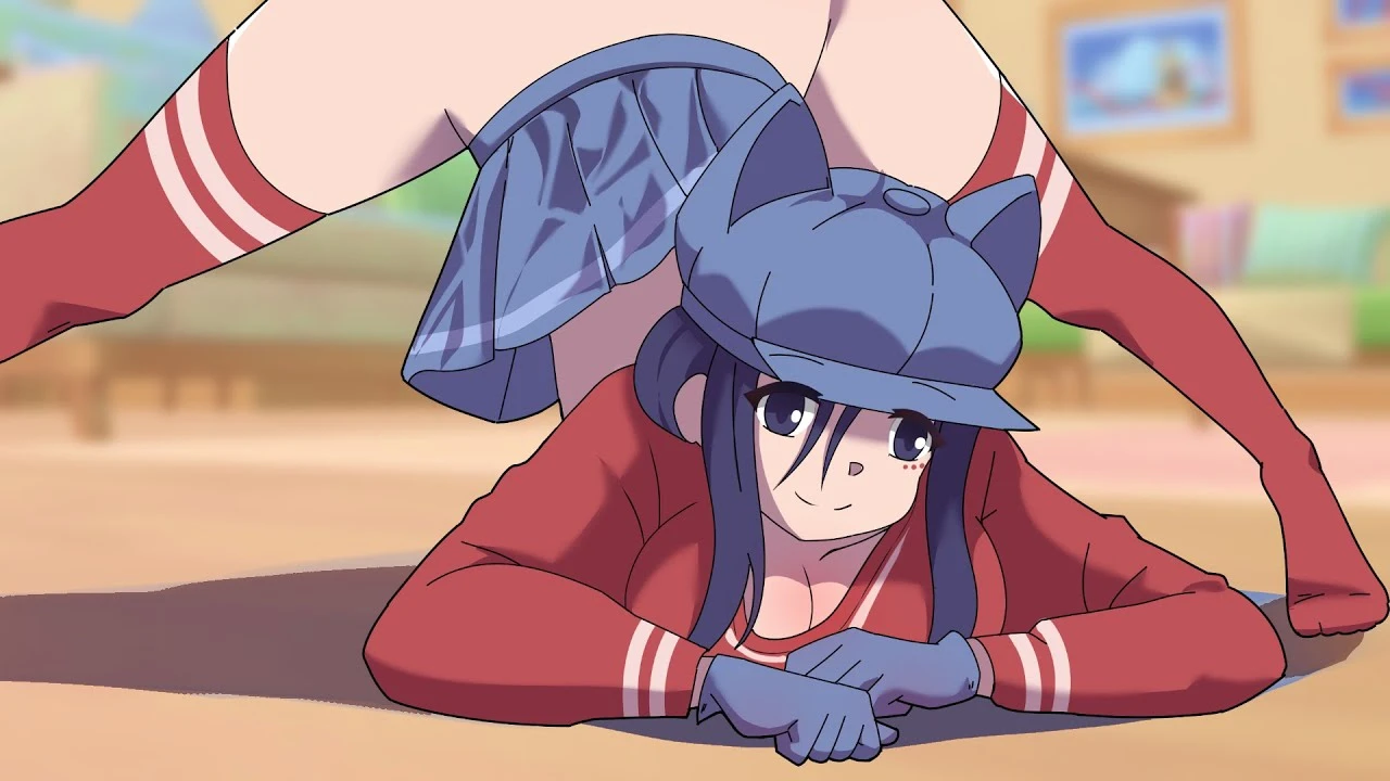 Кепочка играет с доброй Митой