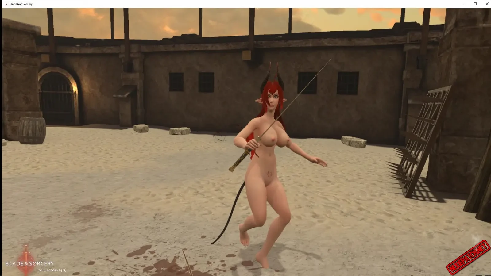 Blade & Sorcery "Обнаженная девушка-демон "