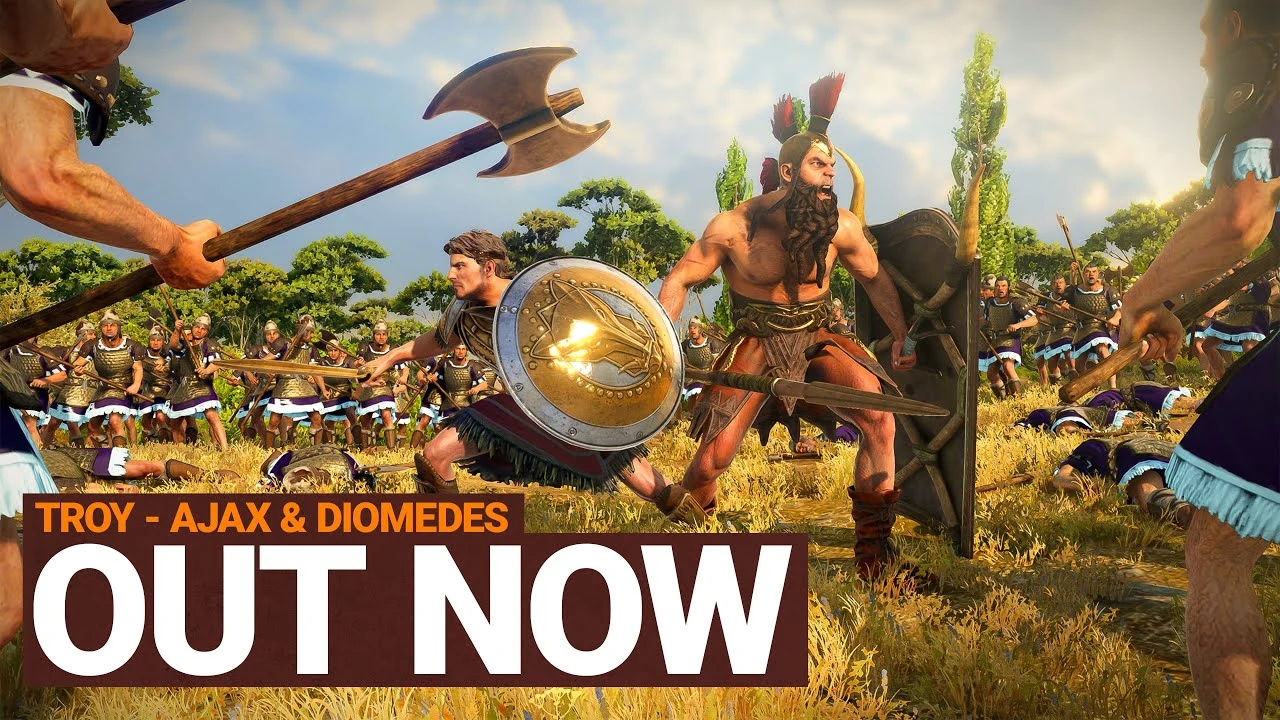 Вышло дополнение "Ajax & Diomedes" для Total War Saga: Troy