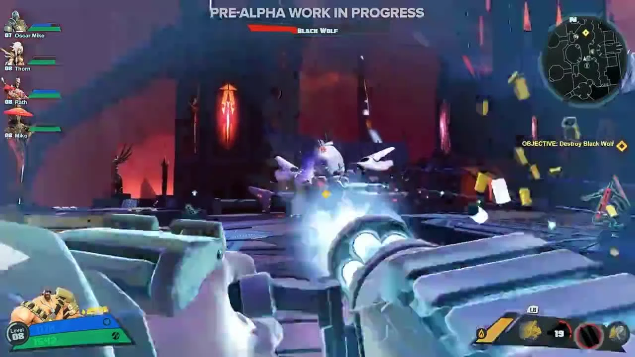 18 минут кооператива на пятерых игроков в Battleborn