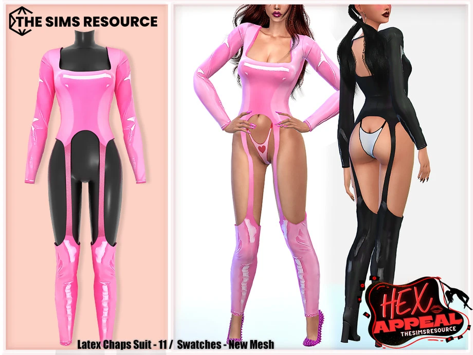 The Sims 4 "Латексный боди"