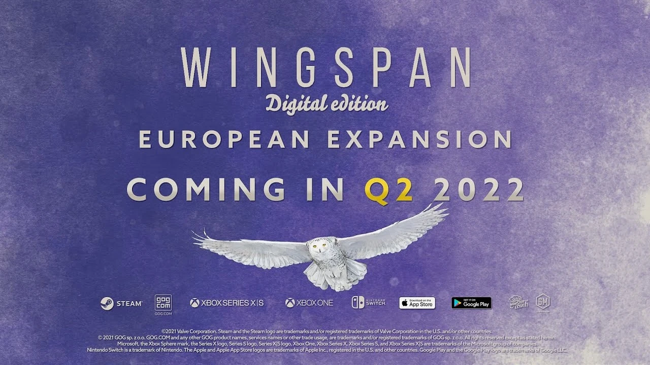 DLC European Expansion для Wingspan выйдет во втором квартале 2022 года