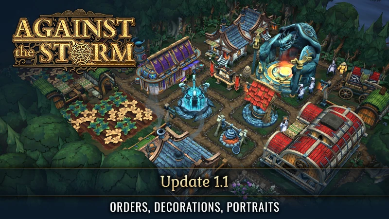 Для мрачной градостроительной стратегии Against The Storm вышло крупное обновление 1.1