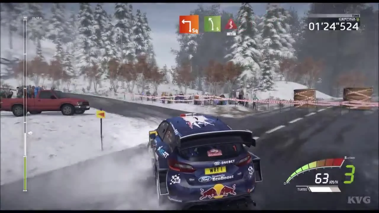 WRC 7 - Ралли Монте Карло (Agnieres en Devoluy - Le Motty) - Геймплей (PC HD)