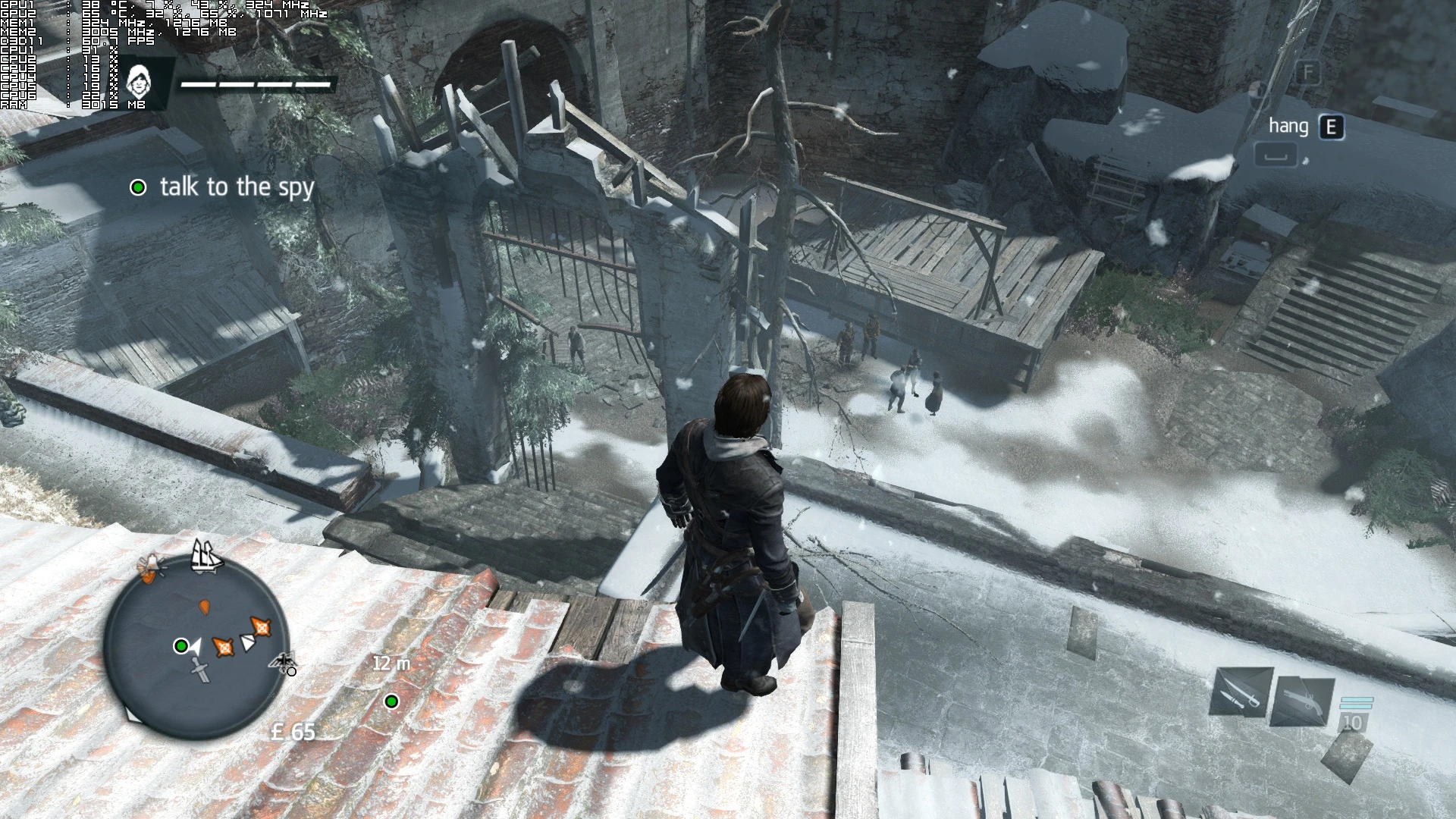 Assassin's Creed: Rogue - сравнение высоких и низких настроек