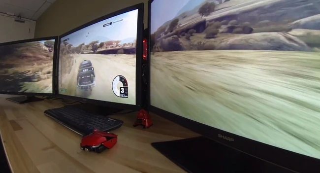 EWB запустили Dirt 3 в разрешении 11520x2160