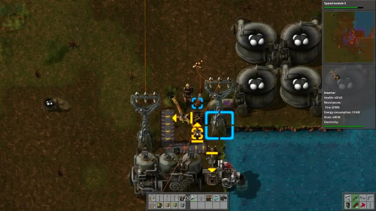 Factorio. Гайд, часть 9. Трюк с электричеством
