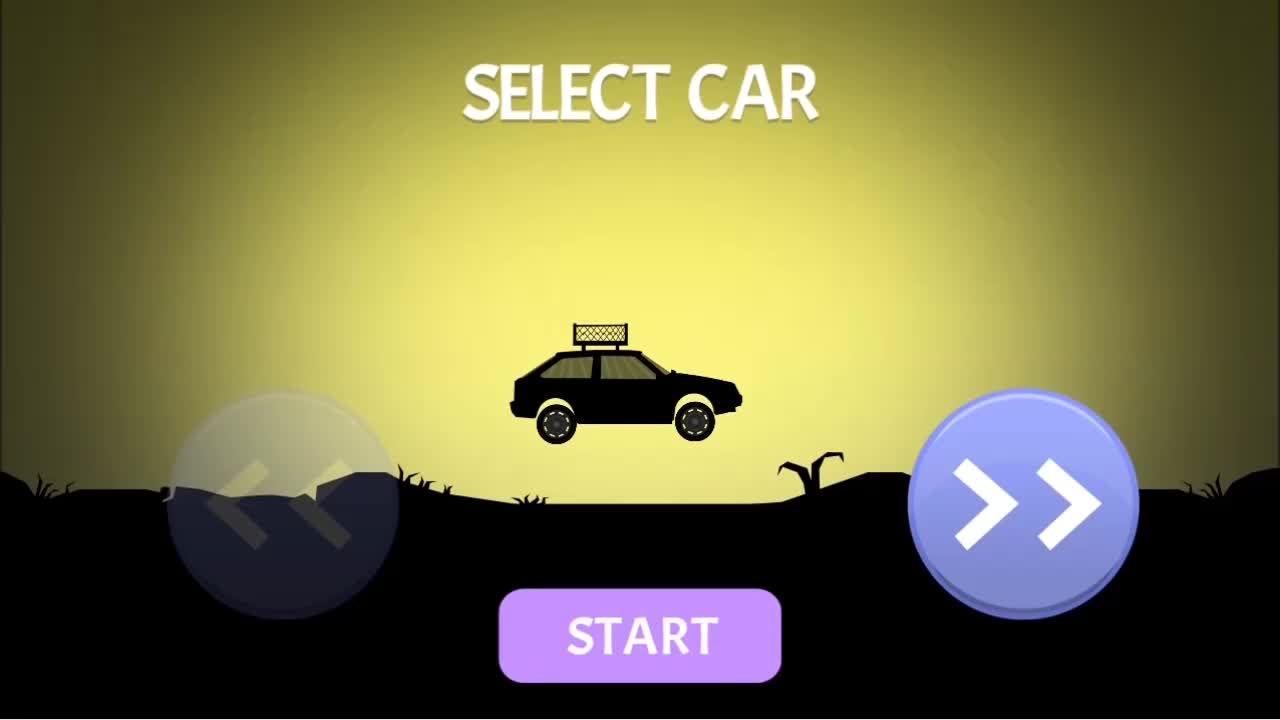 Bad roads Elastic car Обзор игры - Gameplay на Android.