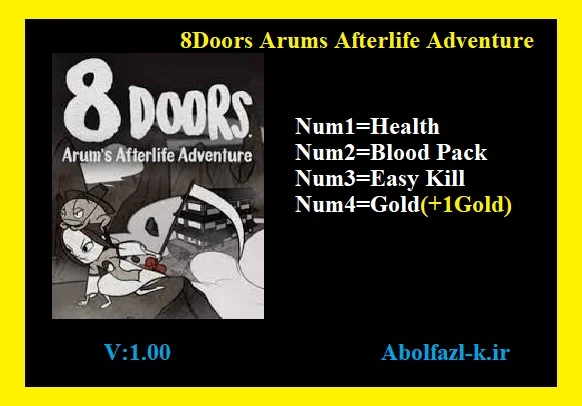 8Doors Arums Afterlife Adventure: Трейнер/Trainer (+4) [1.0] {Abolfazl.k}