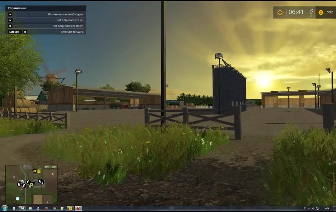 Farming Simulator 15 "Обзор карты Николаевка v.1.0. Финальный аккорд."