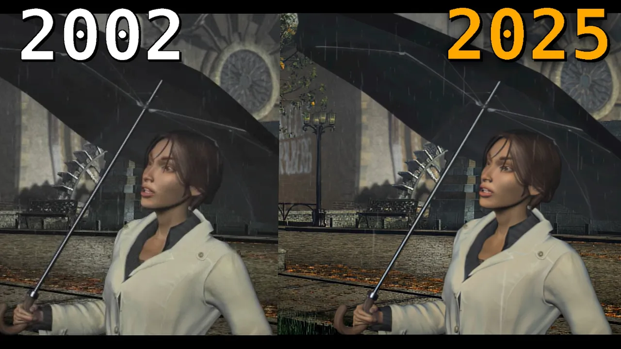 Появилось сравнение оригинальной Syberia и ремастера