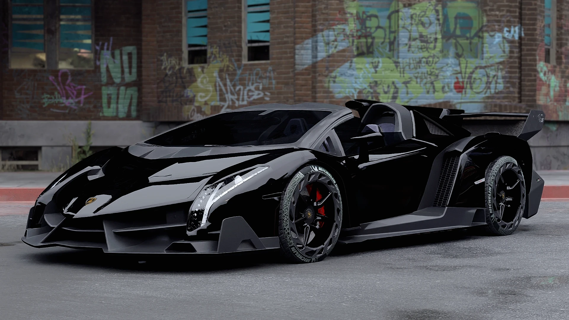 Cyberpunk 2077 "Итальянский суперкар Lamborghini Veneno"
