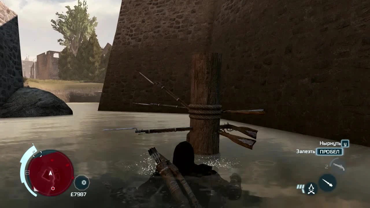 Глюк в игре Assassin's Creed III