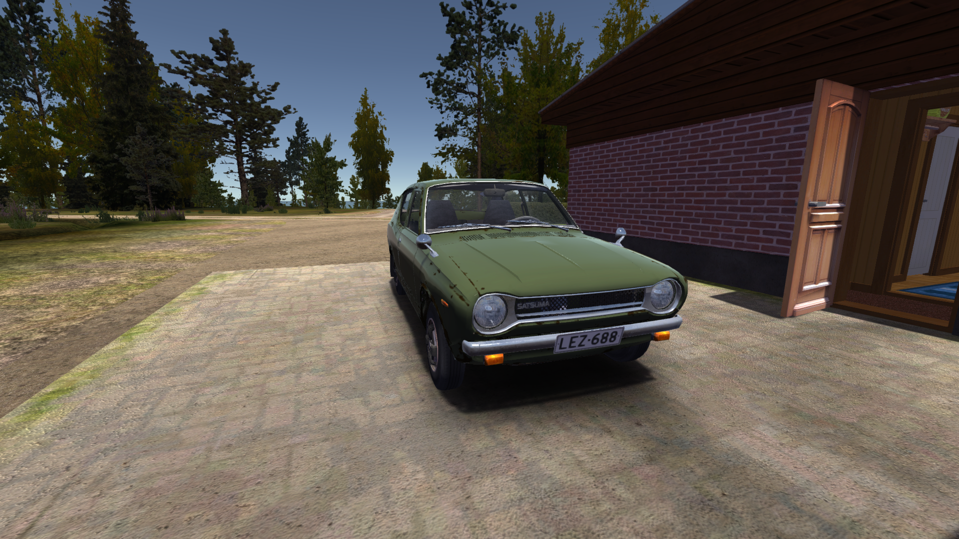 My Summer Car "Самый комфортный сейв: тонны еды, литры алкоголя и красивая Pre-Facelift Satsuma"