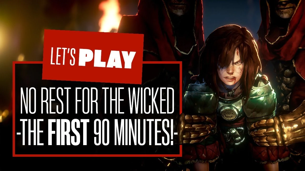 Полтора часа геймплея ролевой игры No Rest for the Wicked