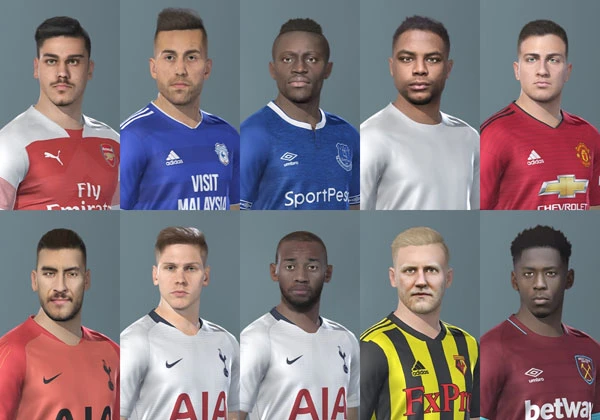 PES 2019 "BPL Faces Addon"