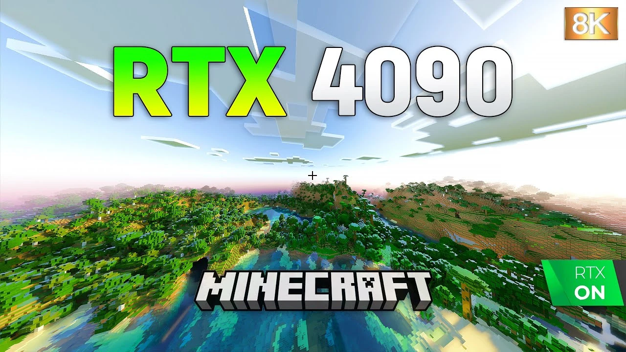 Огромный мир Minecraft показали в разрешении 8К на RTX 4090