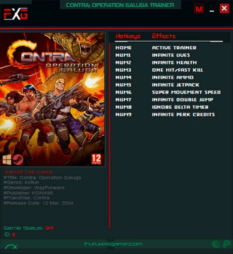 Contra: Operation Galuga "Трейнер +9" [UPD: 12.03.2024] {FutureX}