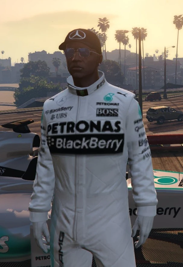 Grand Theft Auto 5 "Lewis Hamilton Racing Suit"