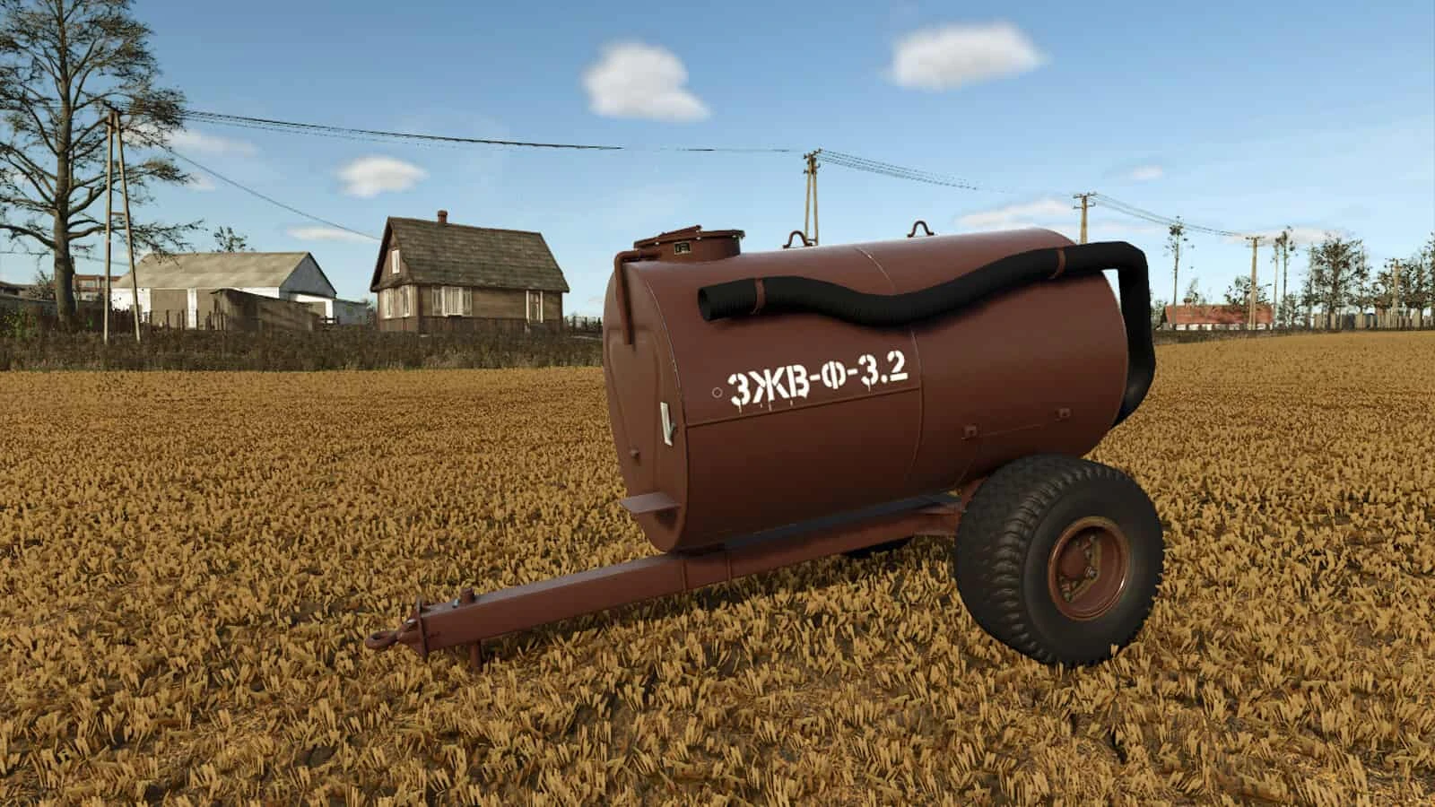 Farming Simulator 25 "Прицеп-бочка ЗЖВ-Ф-3.2" [v1.0.0.0]