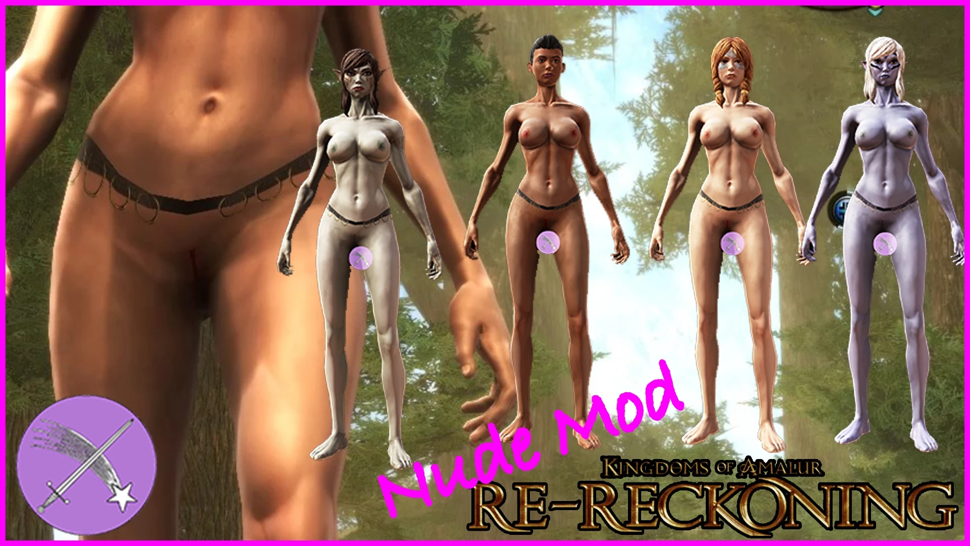 Kingdoms of Amalur: Re-Reckoning "Голые женские персонажи"