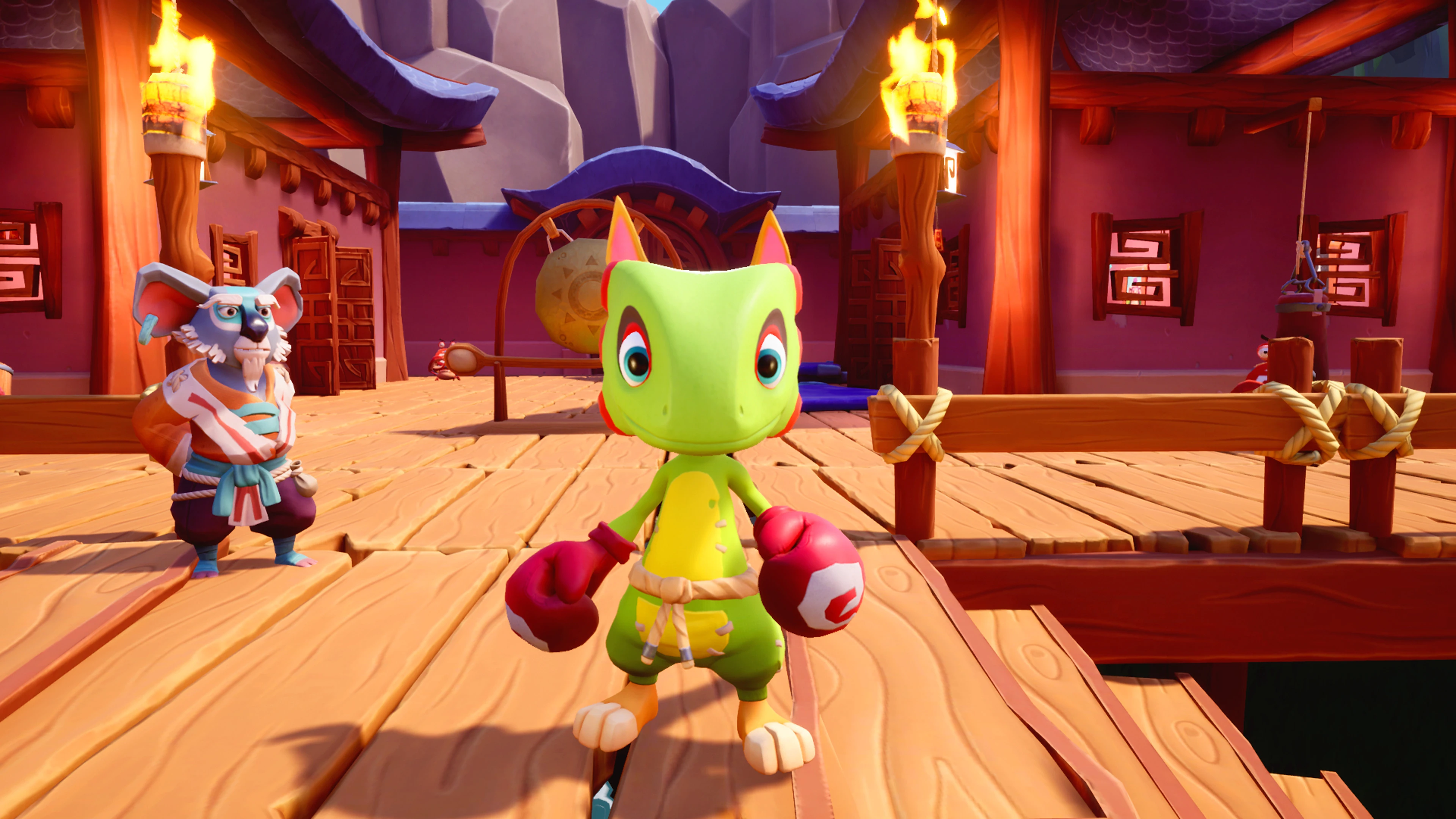 Kao the Kangaroo получила бесплатное дополнение, позволяющее сыграть за Юку из Yooka-Laylee