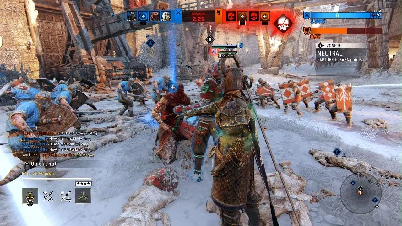 Двойное комбо, добивание с травмирующей насмешкой