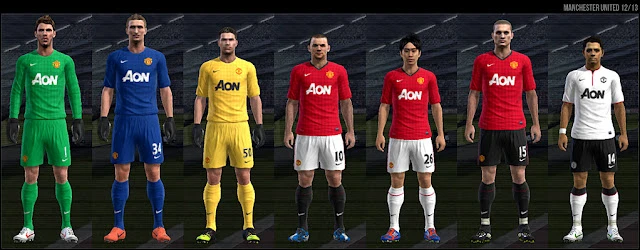PES 2012 "Форма Манчестер Юнайтеда 2012-13"