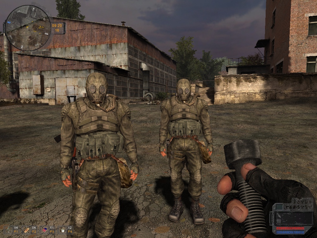 S.T.A.L.K.E.R. Call of Pripyat "Модели сталкеров в противогазе ГП-5"