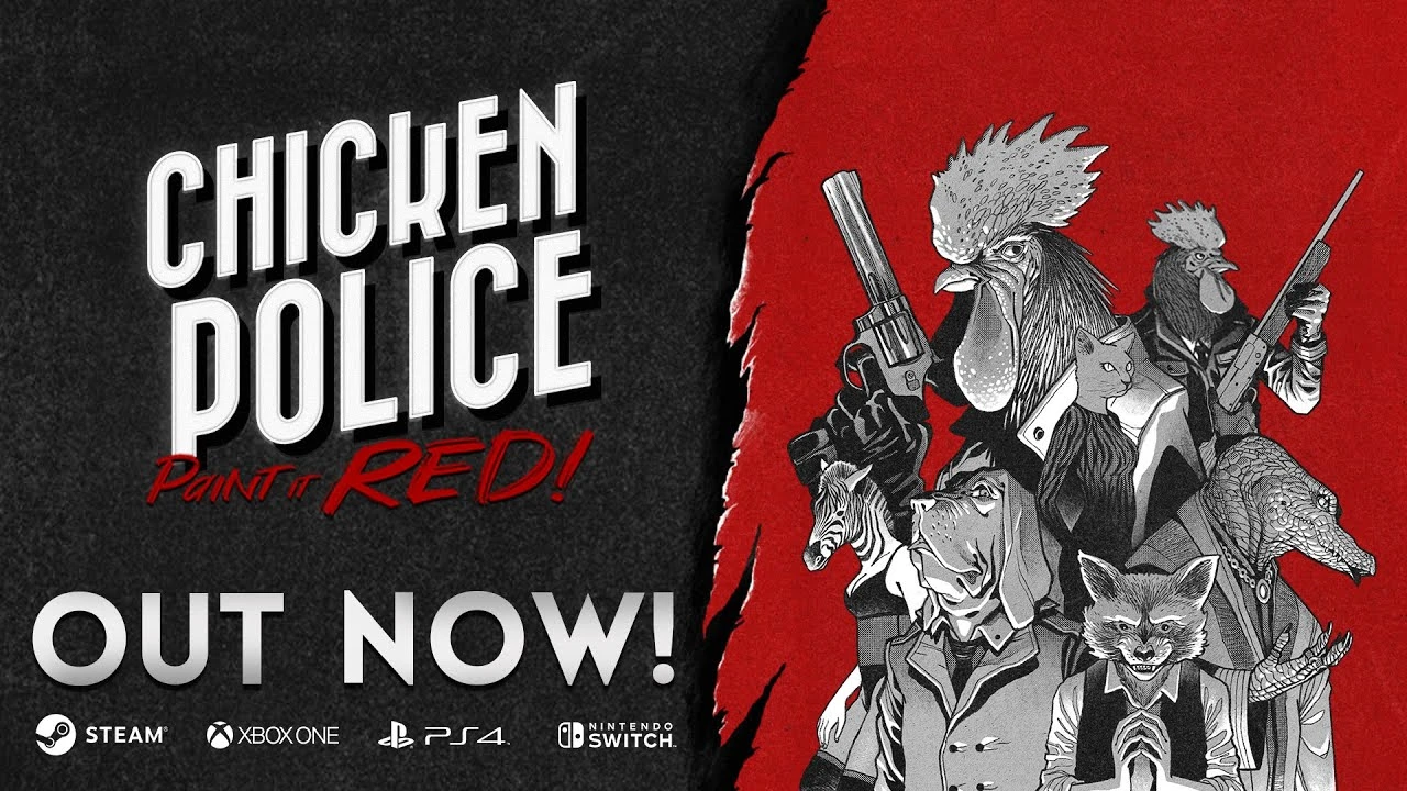 Состоялся релиз Chicken Police - нуар-адвенчуры про петухов