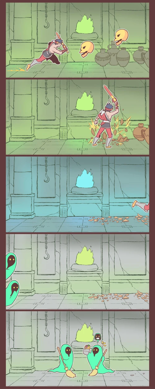 Уборка после пробега Загрея