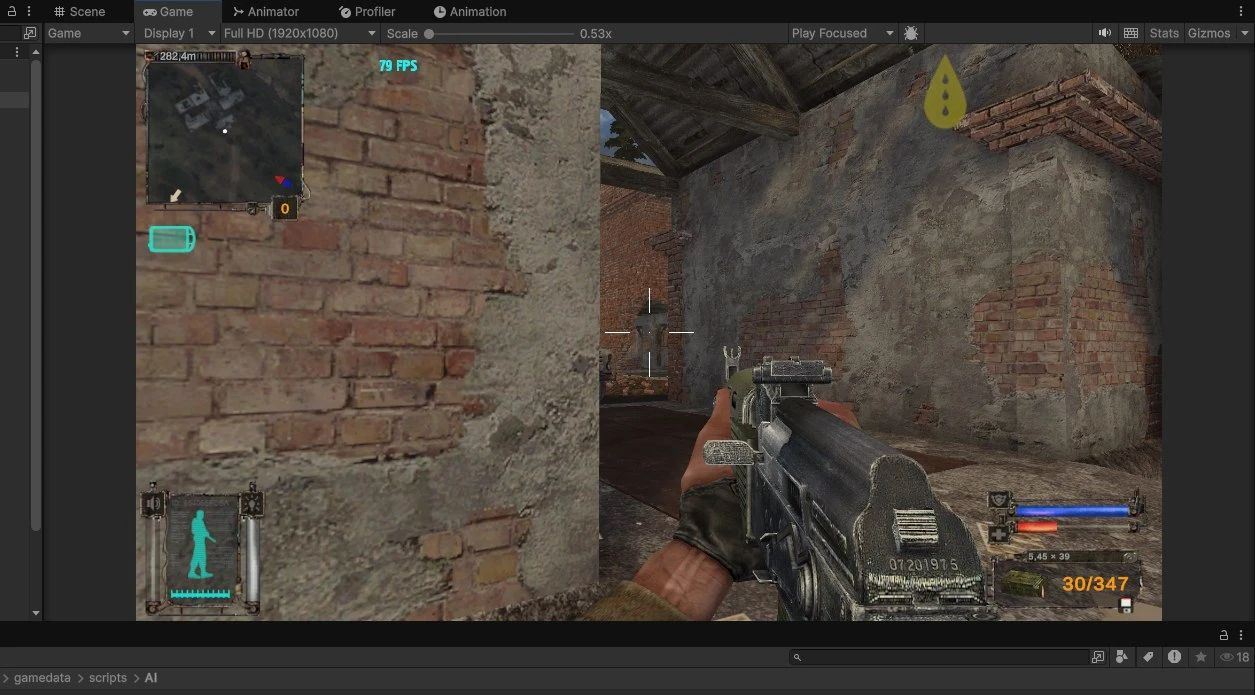 S.T.A.L.K.E.R. Unity Engine - фанатский порт "Тени Чернобыля" на Android