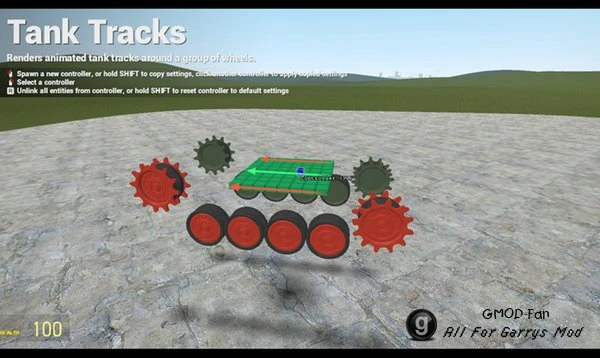 Garry's Mod "Tank Track Tool (Gmod 13)"