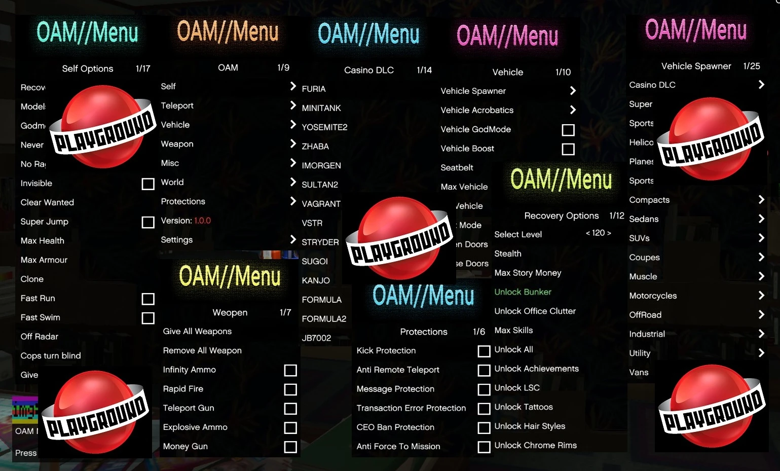 Grand Theft Auto 5 (GTA V): Чит-Мод/Cheat-Mode (OAM v1.0.0) [1.50]