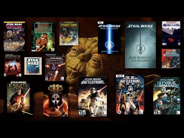 Обзор всех важных игр по "Звёздным войнам" - от классики до редких находок