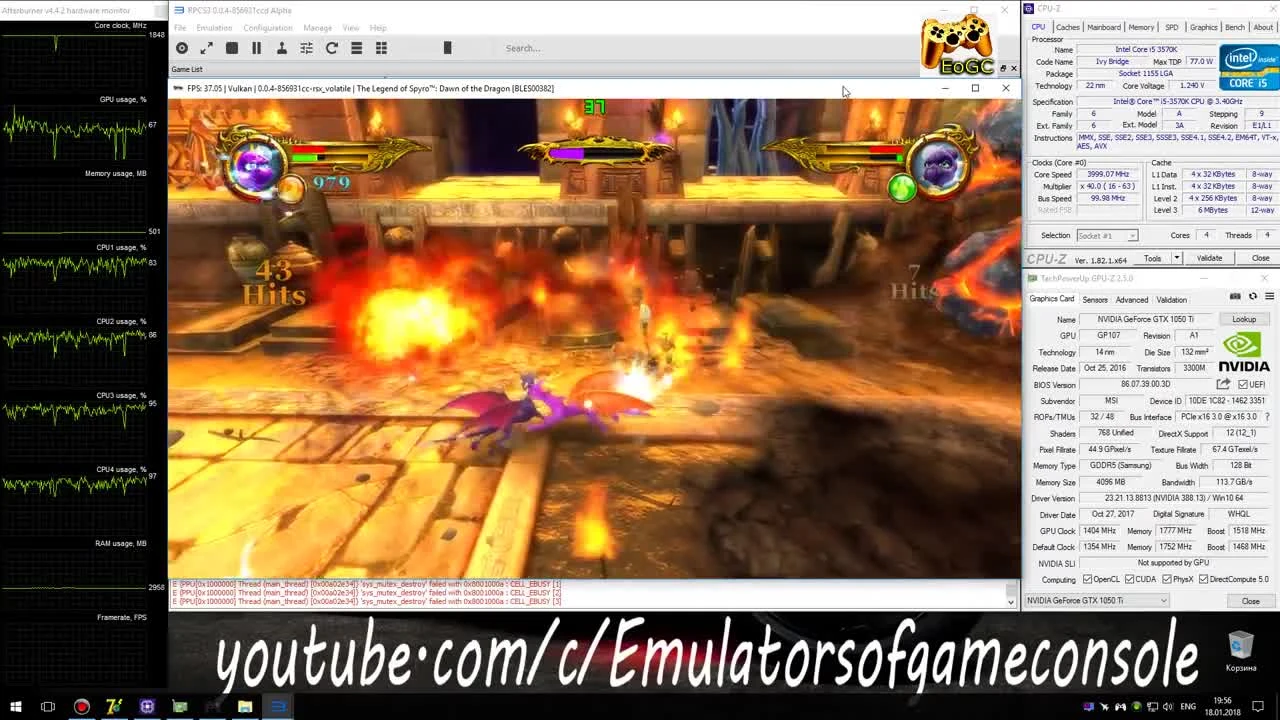 Spyro: Dawn of the Dragon - пример эмуляции PS3 версии